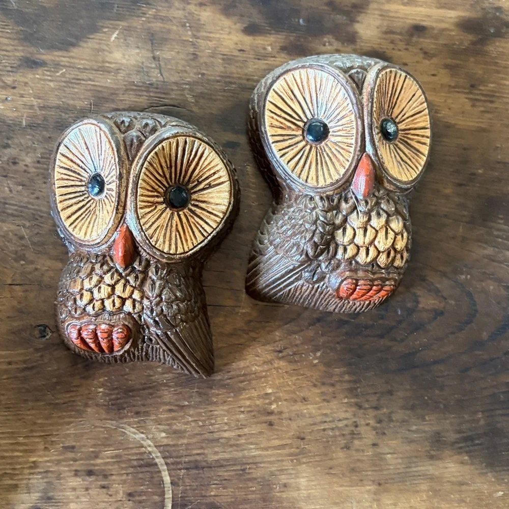 Vintage Mid Century Modern “Big Eye” Owl Decor